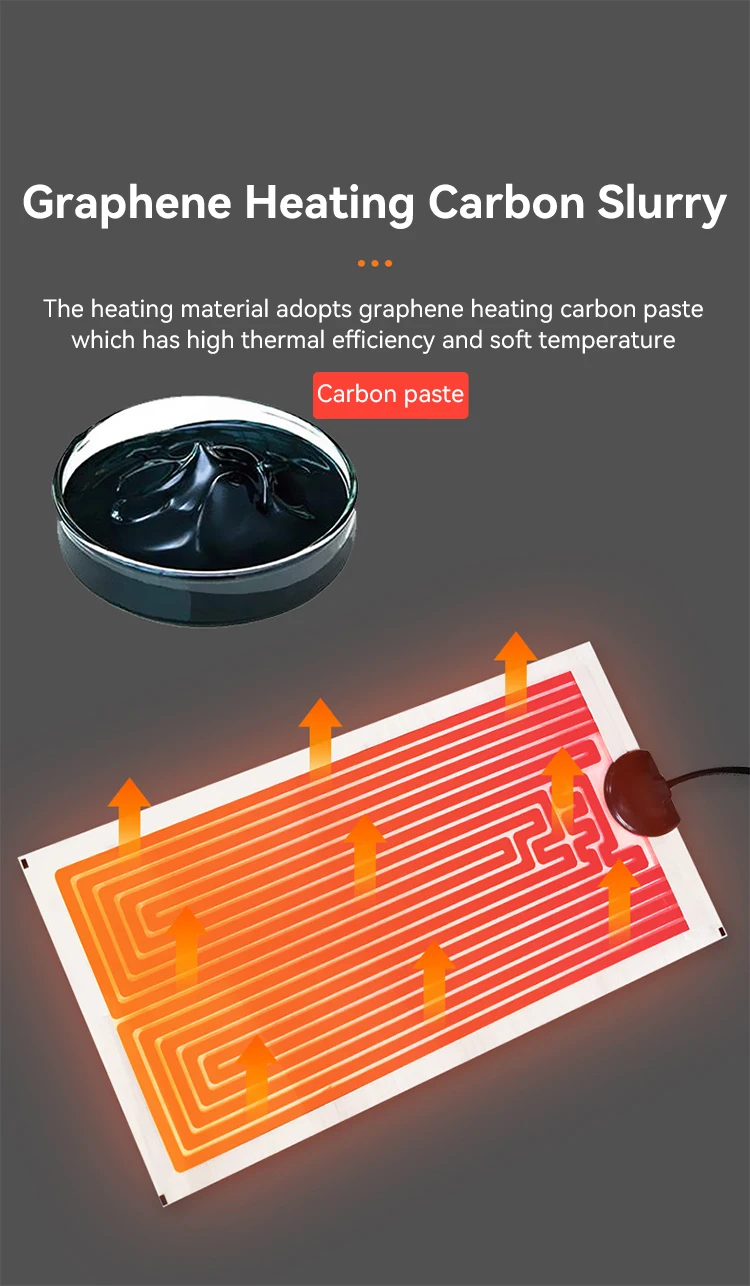 Reptile Heat Pad With Temperature Adjustment Under Tank Small Animal