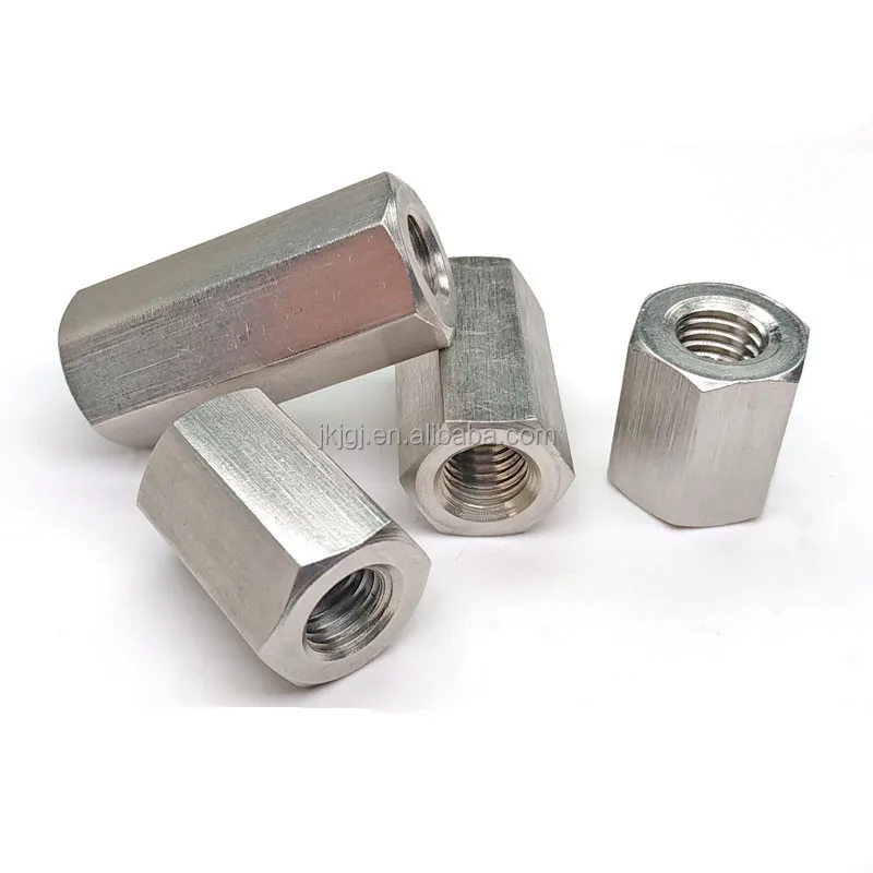 Hex Coupling Nuts M5 M6 M8 M10 M12 M16 M20 M24 304 Stainless Steel Rod ...
