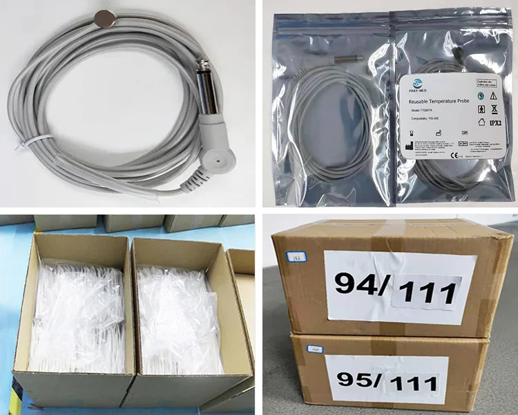 Pediatric Rectal Temperature Probe 2pin For Edan Mindray 00113037382