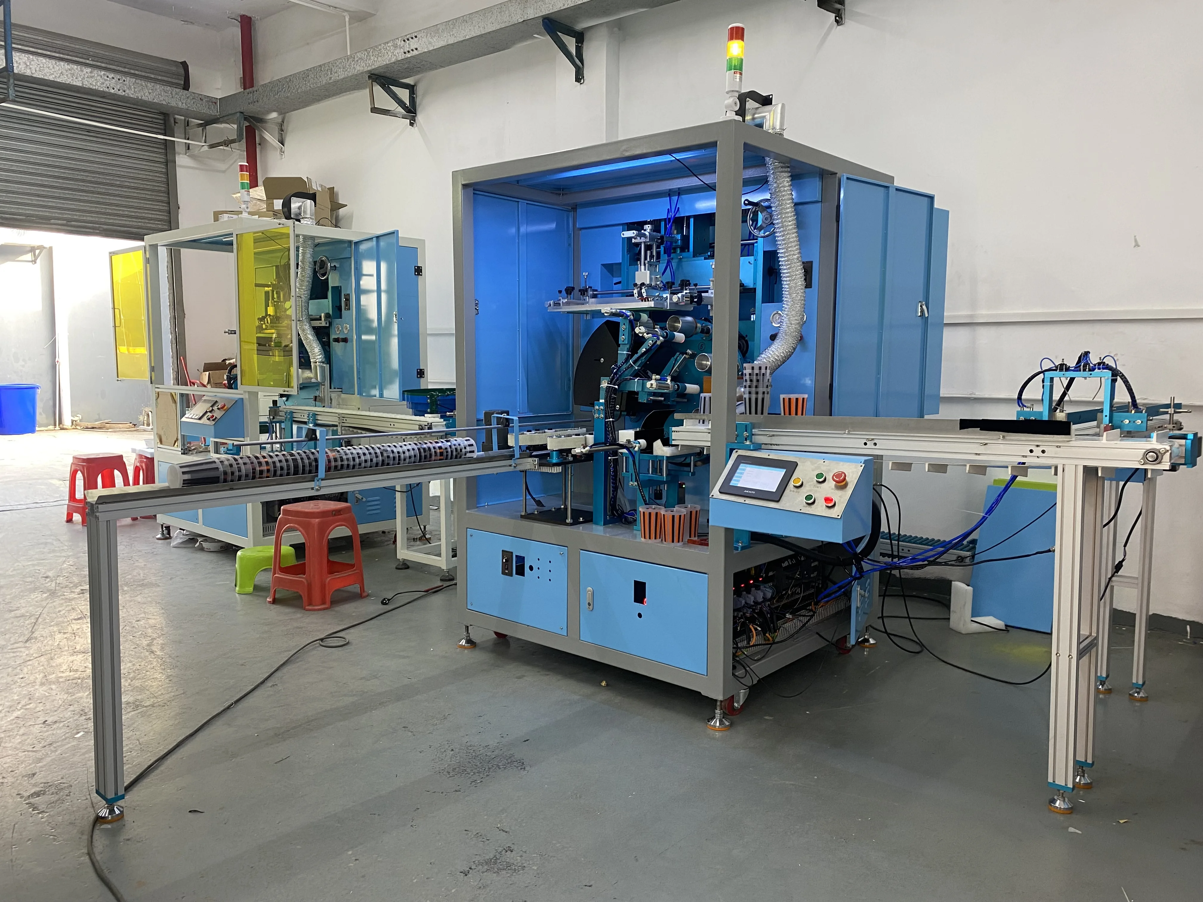 Plastic cup screen printer Coffee Paper cup Automatic Screen printing