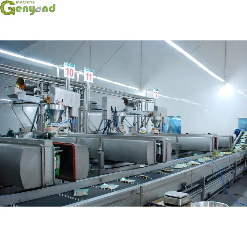 Factory Complete Pickled Vegetable Pickles Production Line Korean Kimchi Processing Line