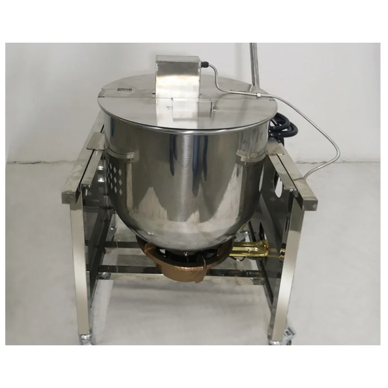Commercial Fully Automatic Popcorn Maker Popcorn Making Machine Gas Heating  Manual/electric Stirring Industrial Pop Corn