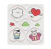 White cloud kitten five-piece set