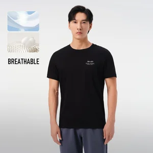 OEM ODM 100% Cotton T-Shirt Men's 2026 Summer Outdoor Sports Breathable Casual Skin-Friendly Running GYM Short Sleeve T Shirts