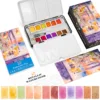 ชุดสีน้ำแบบแข็ง 12 สี - Moon Tavern