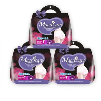 Macrocare disposable soft cotton women sanitary