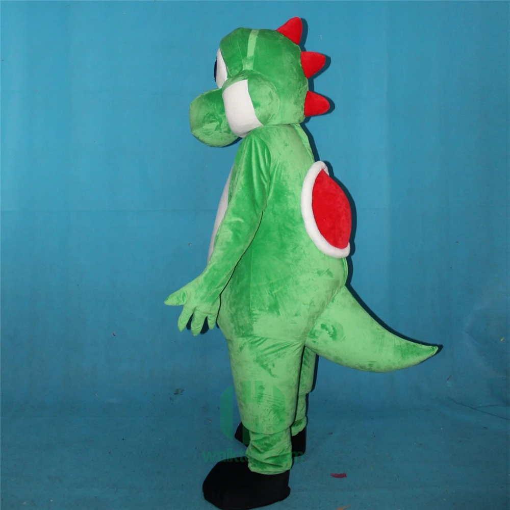 verde dinosaurio yoshi dragón verde mascota traje para adultos halloween  carnaval fiesta evento