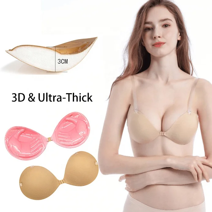 Reusable Invisible Self Adhesive Ultra-Thick Bras Clear Straps