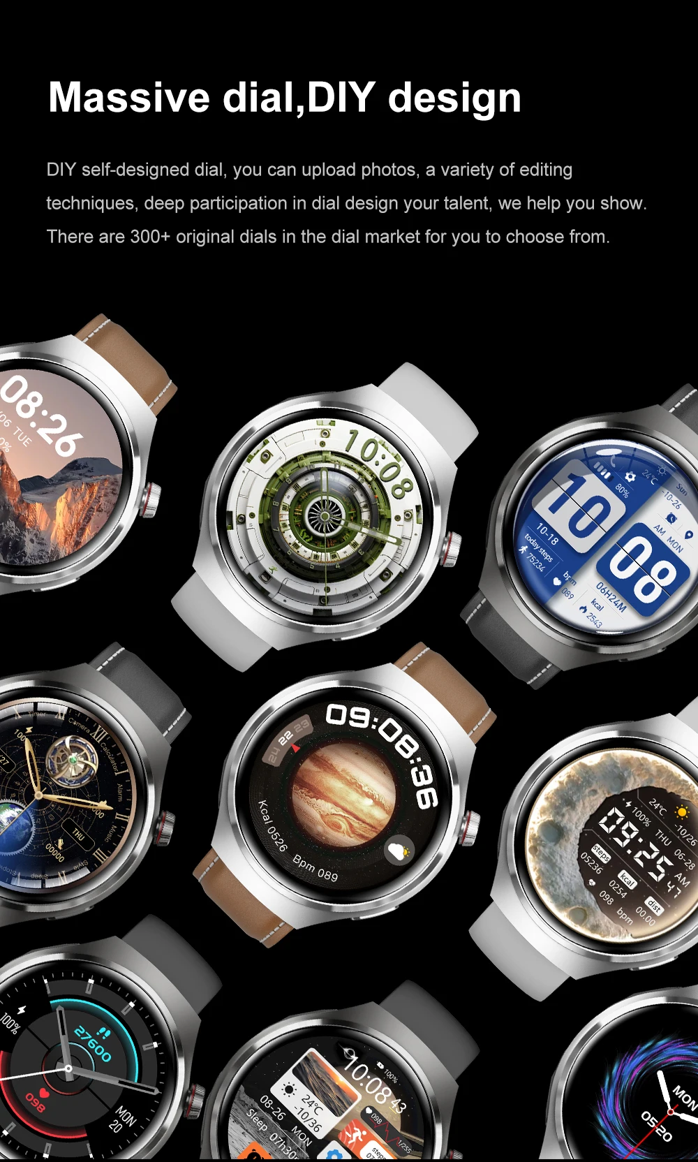 2026 DK56 2 in 1 Smart Watch BT Call SOS Fitness Tracker GPS Compass Smart Watch for Men Women with Wireless Earphone