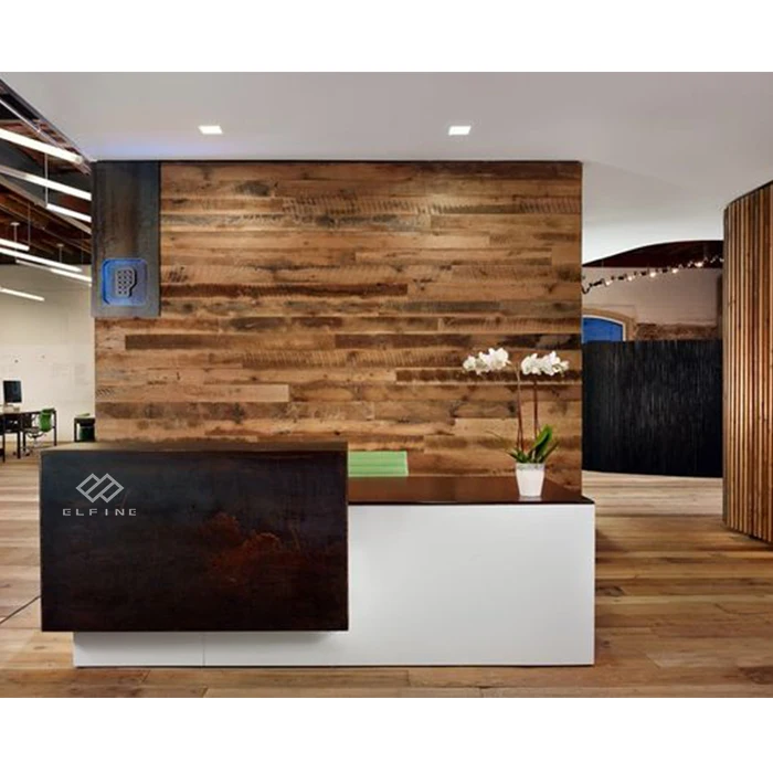 Guangdong Supplier Custom Made Reception Counter Front Desk Design Airport Information Counter