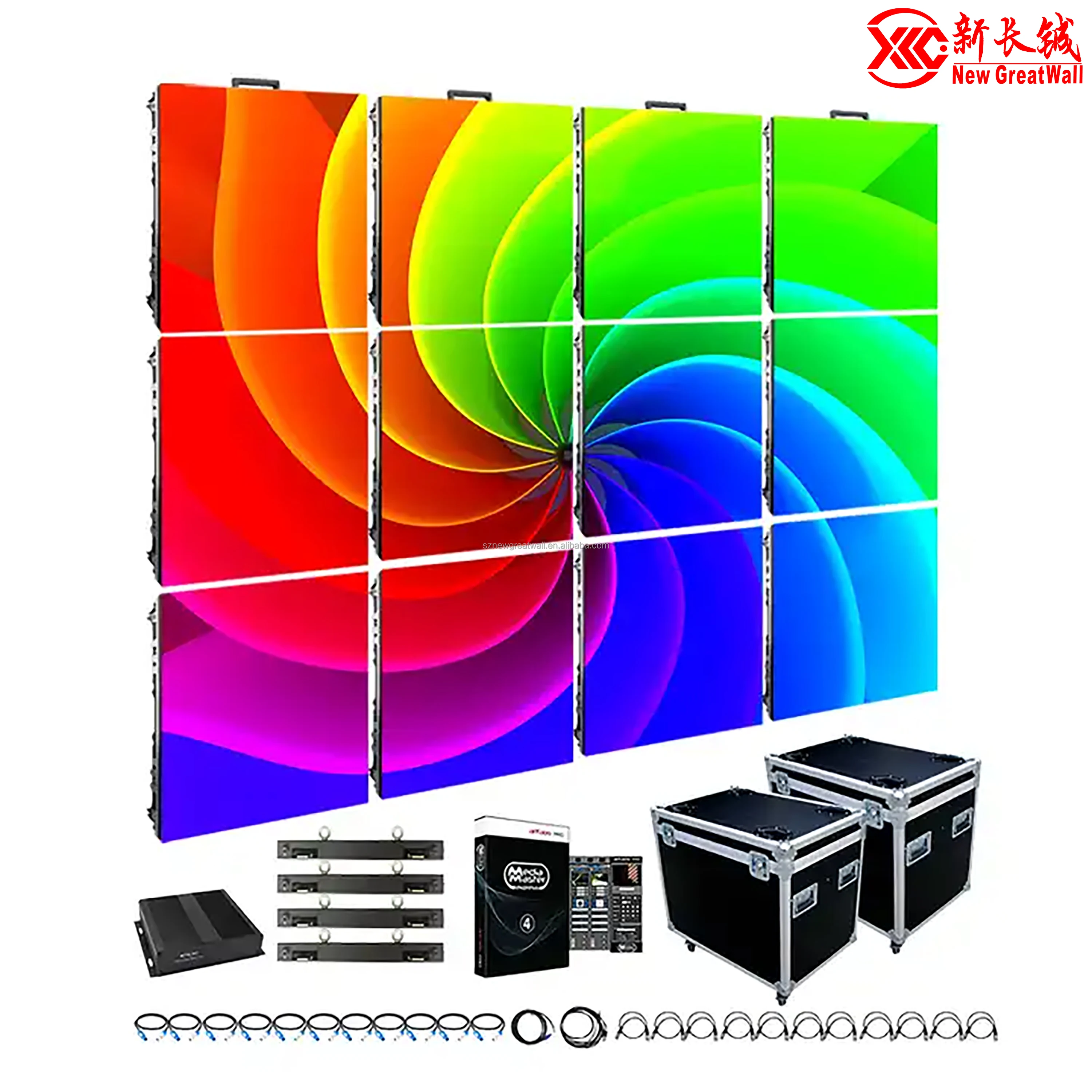 500x500mm Indoor Outdoor Giant Stage Background Led Video Wall P2.6 P2 ...