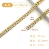 4x13x13.5mm gold-plated diamond chain