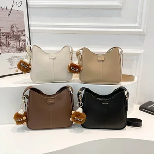 High-quality Women's Bucket Bag - 2026 New Arrival Solid Color Shoulder Bag With Large Capacity