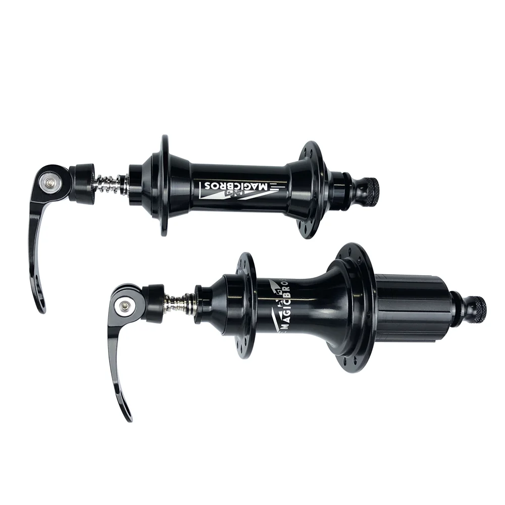 Magicbros Front 20 Rear 24 Aluminum Alloy 4 Sealed Bearing Rim Brake Road Bike Hub with Quick Release Lever