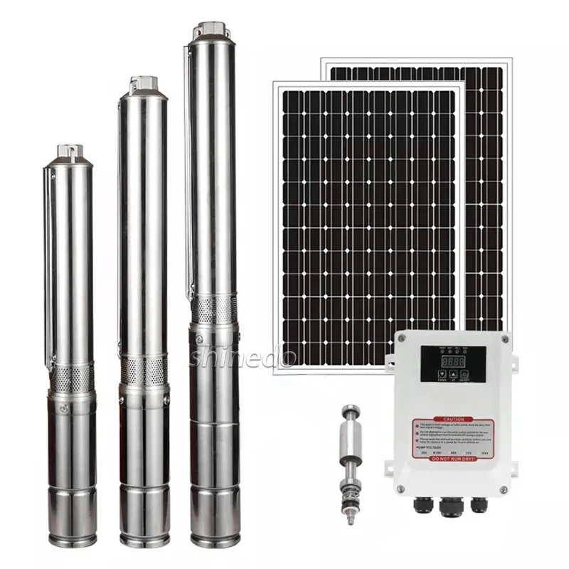 Водяные насосы на солнечных батареях, центробежная скважина, медный водяной насос постоянного тока на солнечных батареях