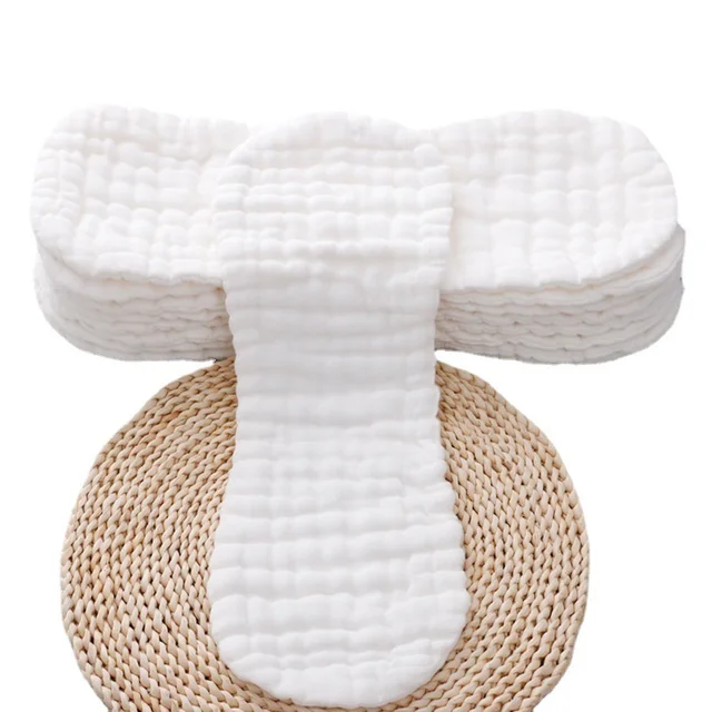 Wholesale 12 Layer Gauze Diaper Soft Baby Newborn Baby Cloth Washable Baby Muslin Cotton Diaper