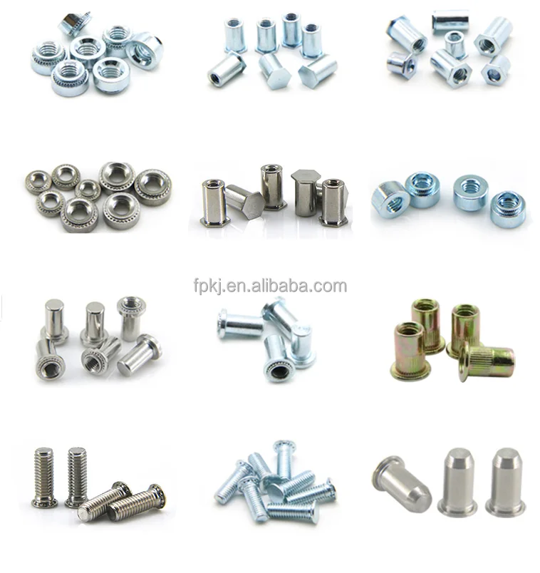 PEM Panel Hardware Fasteners M3 M4 M5 M6 Clinch Stud Bolt FH FHS HFH Self Clinching Screw