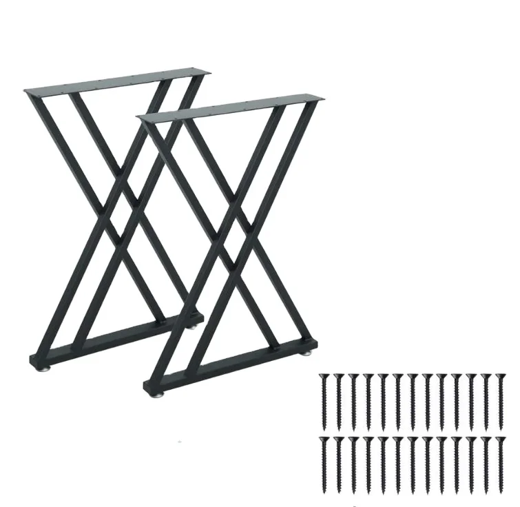Heavy Duty Furniture Accessory Metal X Shape Frame Table Legs Buy Metal Picnic Table Legs,Home