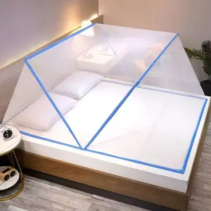 New Style Mosquito Net Tent Fly Netting for Bed Folding Bed Net Covers Mesh Tent Bed Canopy Portable Breathable Cottage