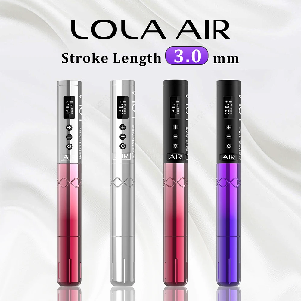 EZ Tattoo New Upgrade Lola Air ピンクグラデーション 無線タトゥー