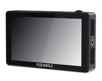 FEELWORLD LUT5 5.5 Inch Ultra High Bright 3000nit Touch Screen DSLR Camera Monitor with F970 External Power Dslr Field Monitor detail image