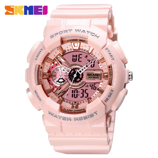 Reloj Digital Hombre Skmei 1688 Caballero Hora Dual Luz Led