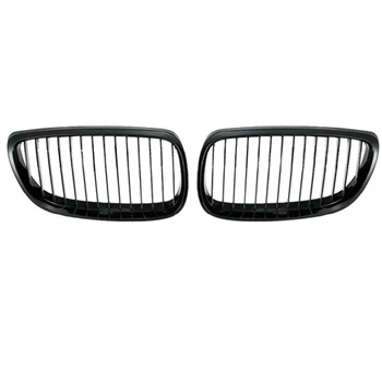 3 series E92 gloss black single line kidney front grille single slat E92 front grille for BMW
