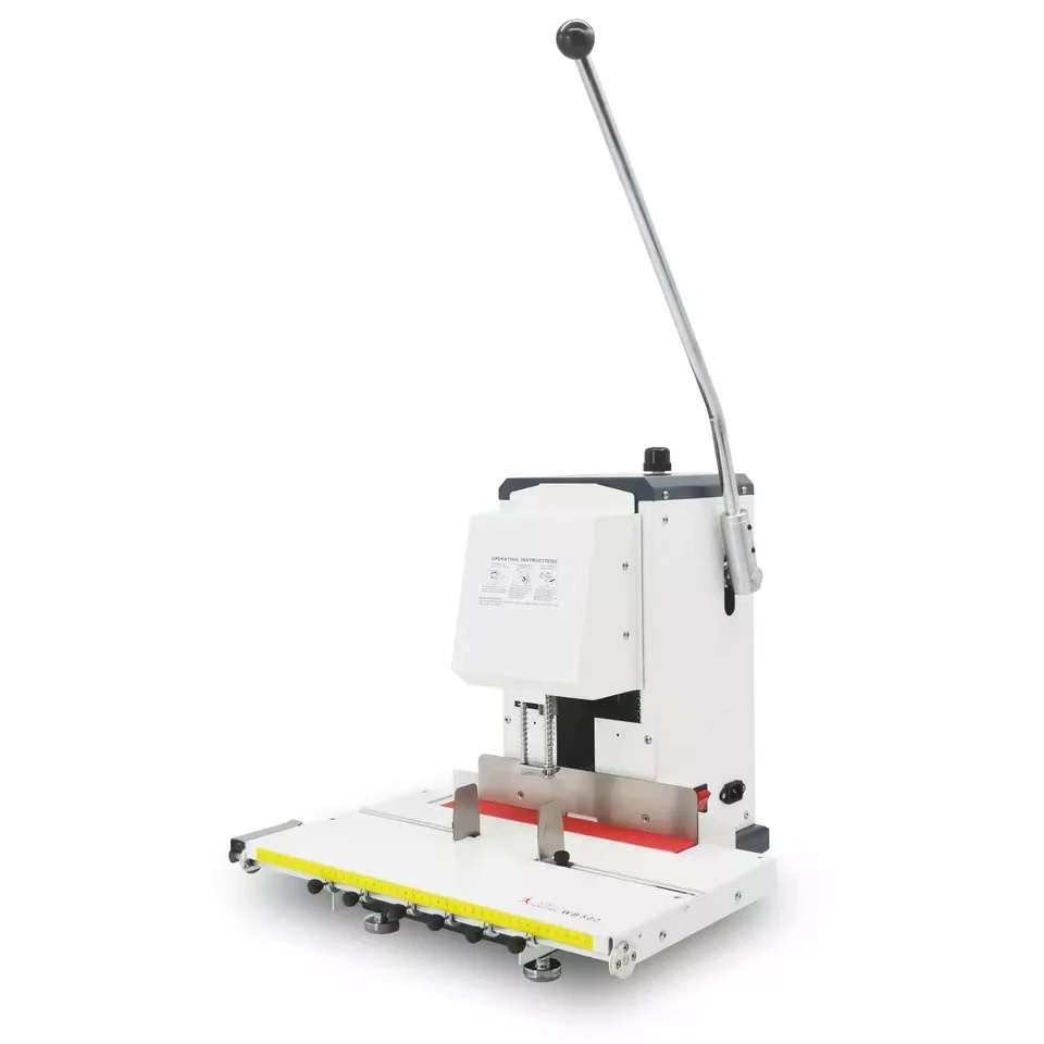 Electric Paper Hole Puncher With Movable Plate With Handle Uwb500