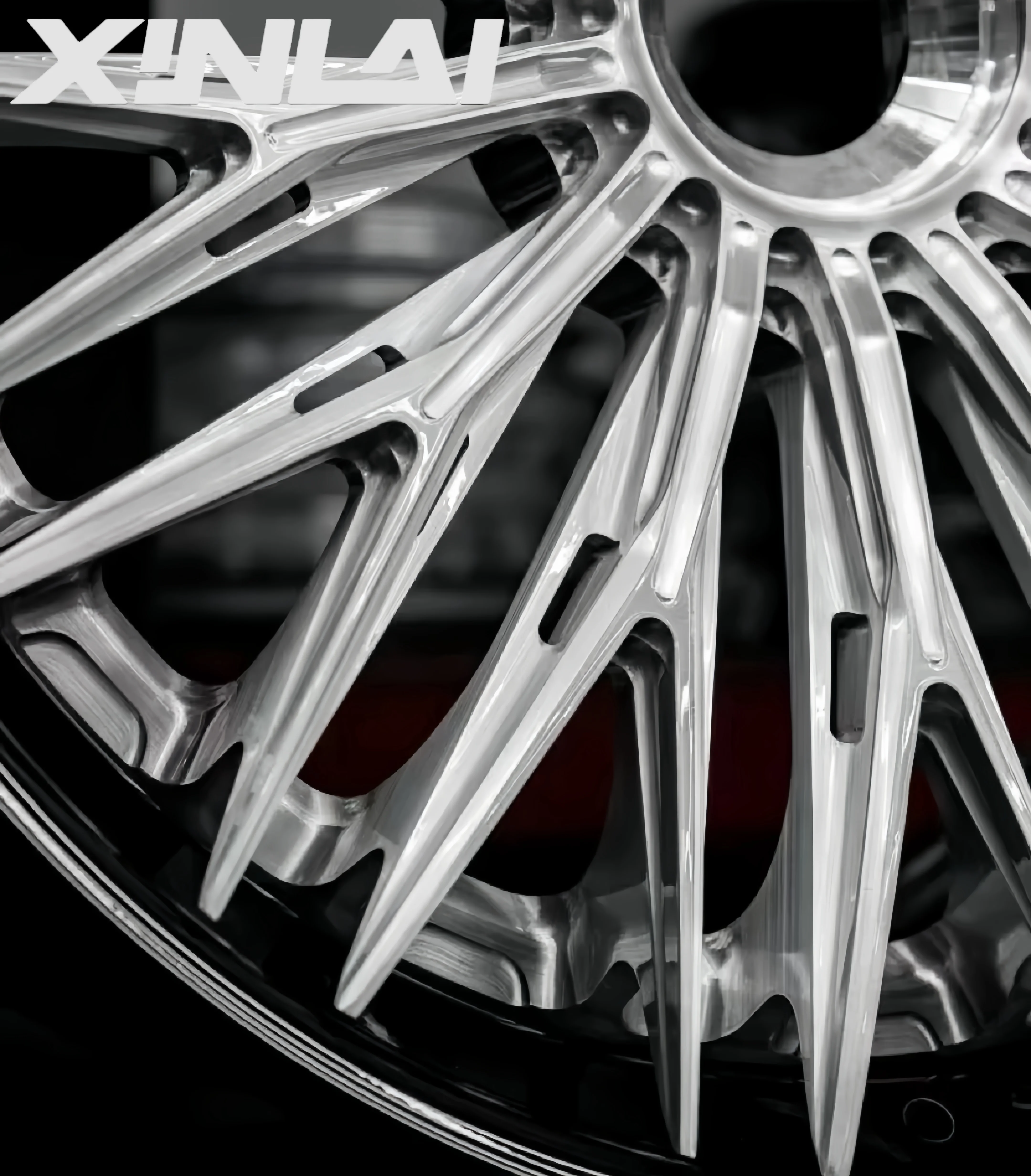 XINLAI Hot Sale 2 Piece Forged Brushed Polished 5x120 5x112 5x114.3 18 19 20 21 22 Inch Wheel for Racing Car Wheel - Image 4