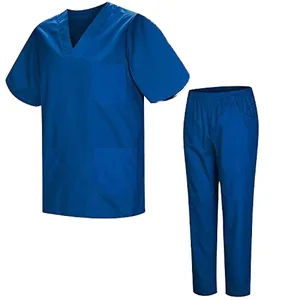 Hot Sale Anti Wrinkle Washable Soft Fabric Nurse Scrubs Hospital Uniform Scrubs Uniforms Sets Uniformes Medicos