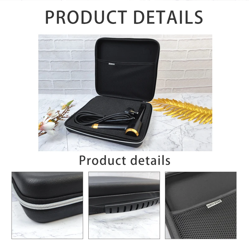 Outdoor Custom EVA Foam Case Shockproof Blower Tool Bag Electronic Hair Dryer Boxes details