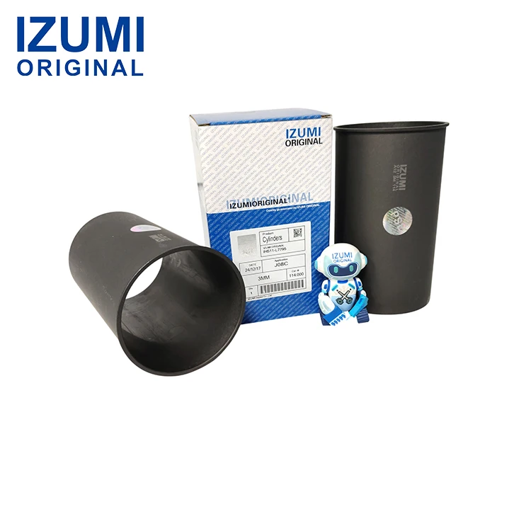 IZUMI ORIGINAL Jo8c Cylinder Liner Jo8c Cylinder Liner For Caterpillar Construction Machinery Parts