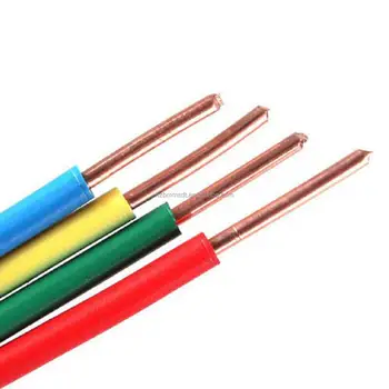 ROHS for Certified 2.5mm Fire-Resistant Copper Core PVC Insulated Wire Solid Conductor 100m Min. Order for House Wiring