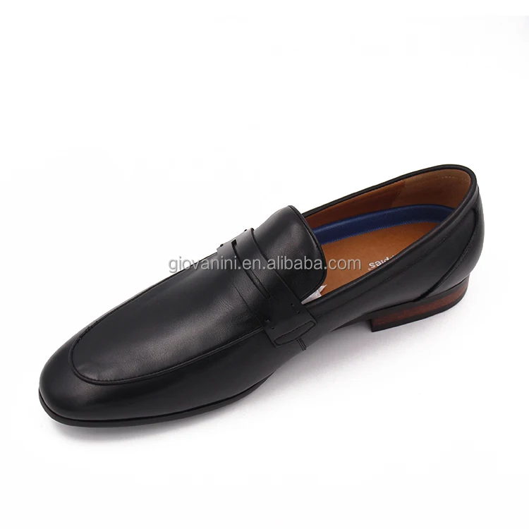 Schoenen Herenschoenen Loafers & Instappers Bespoke Handmade Men Shoes Black and White Plain Penny Tussle Loafers Dress Men Shoes Wedding Shoes Formal Leather Shoes Party Shoes 