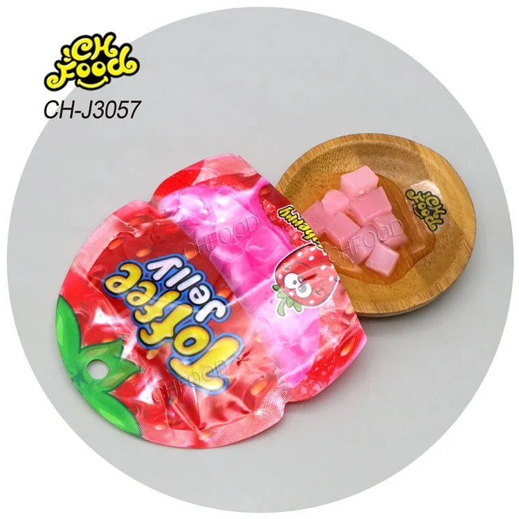New Hot Jelly Pudding Watermelon Strawberry and Coconut Flavor Halal Candy Snack Wholesale and OEM Kids Snack