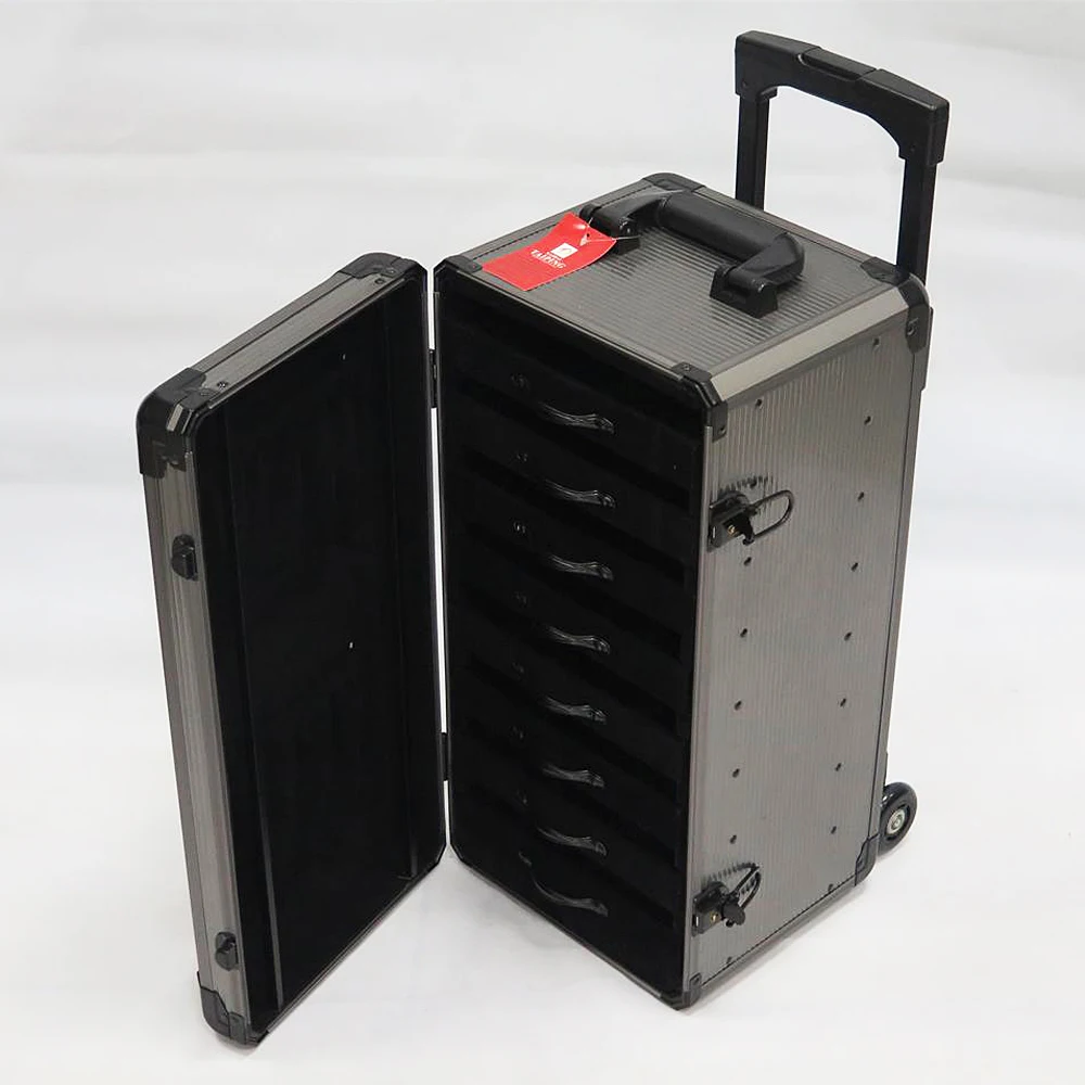 300 шт./500 шт./1000 шт./2000 алюминий, чемодан на колесиках для покерных чипов