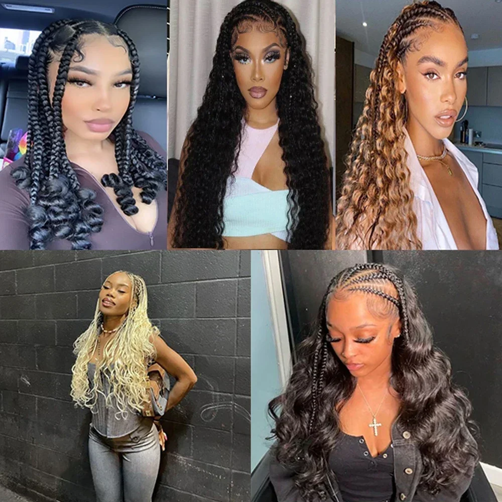 Capelli umani ondulati a doppia trama per intrecciature all'ingrosso_voghion.com