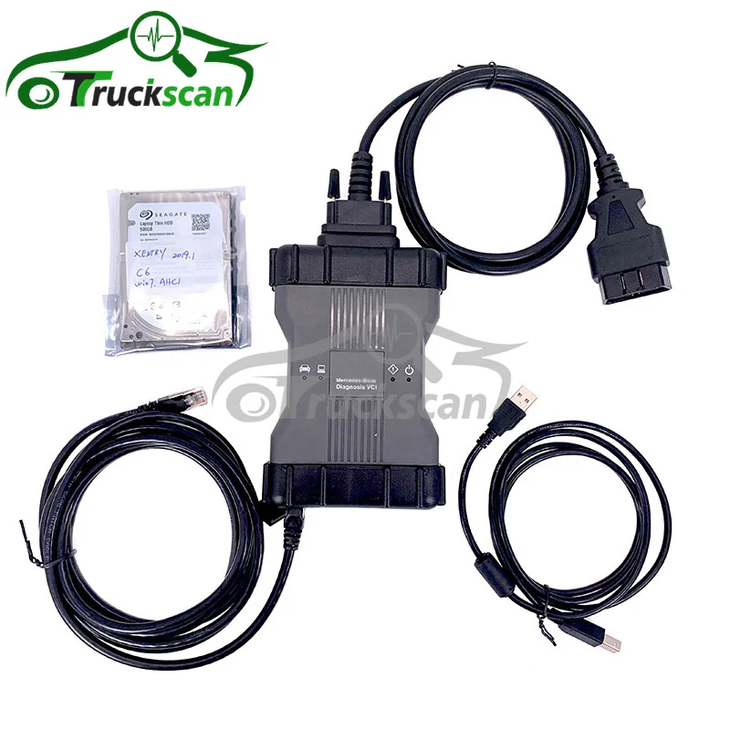 Vodia V2022 Full Chip MB STAR C6 Multiplexer SD Connect Engine Analyzer for Benz Cars Xentry WIS DAS EPC 24V 2-Year Warranty