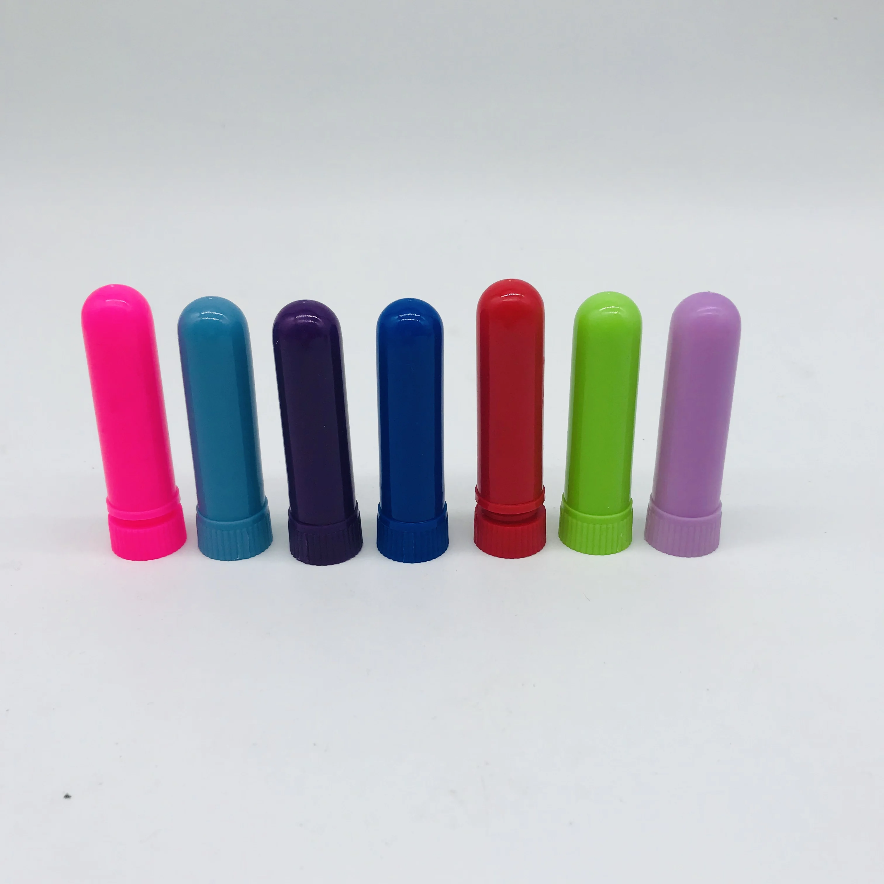 product factory direct sale colorful nasal inhaler sticks essential oil nasal inhaler tube with cotton wicks-25