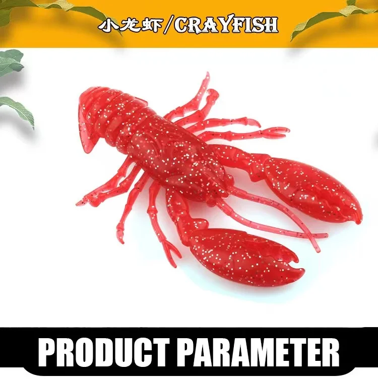 9cm12.5g Crayfish Hammer Hammer Soft Bait Simulation Raw Crayfish