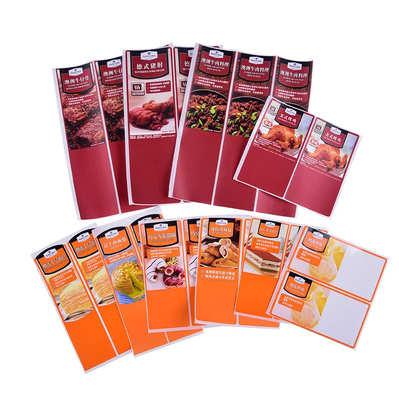 round thermal labels