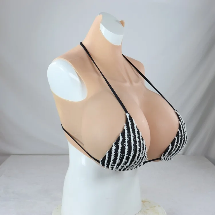 Acquista Cosplay Per Crossdresser Costumi Da Seno Spugna Forme Falso Tette Enhancer Bra Padding - Foto 5