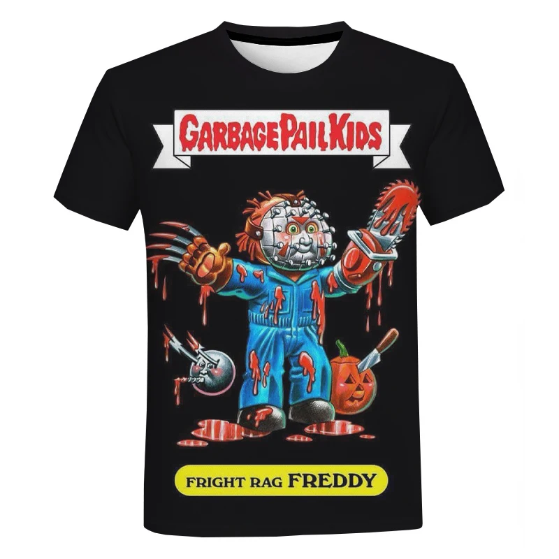 New Fashion Garbage Pail Kids 3D printed Shirts for Men and Kids Casual Style 3D Printing Shirt From Men O-neck Streetwear Tops