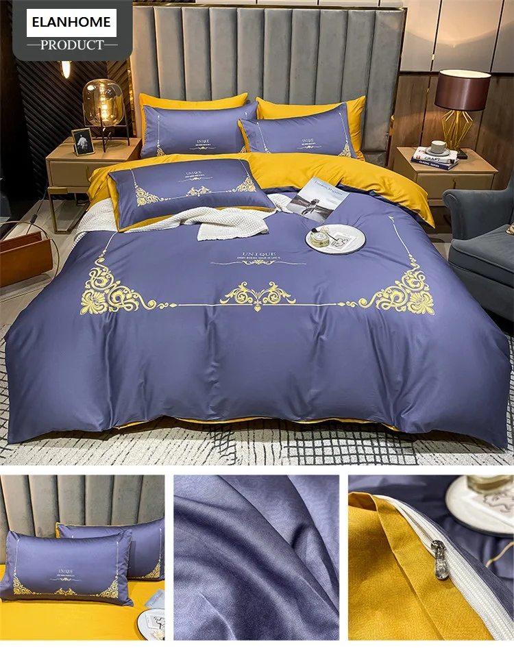 Luxury White Bear Head Bear Cub Design Bedroom Duvet Cover Bed Sheet