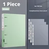 Green 4-hole clip with 100 loose leaf bags
