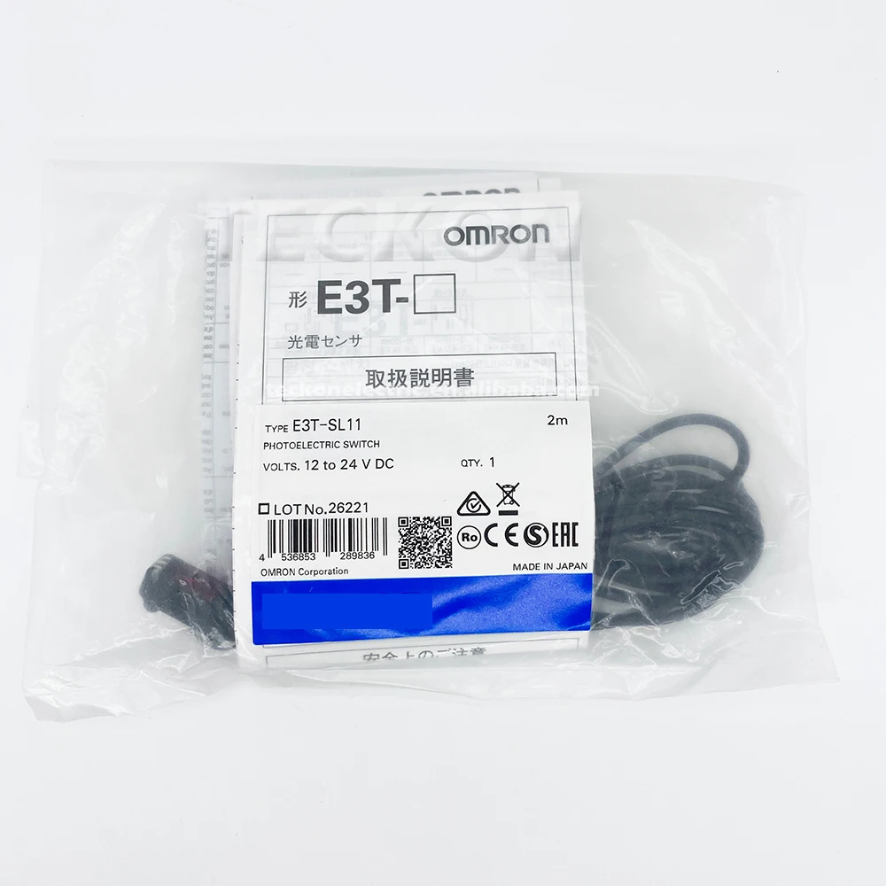 Nuevo Original E3T SL11 Sensor Fotoeléctrico Ultracompacto y Ultradelgado con Amplificador Incorporado E3T-SL11 2M