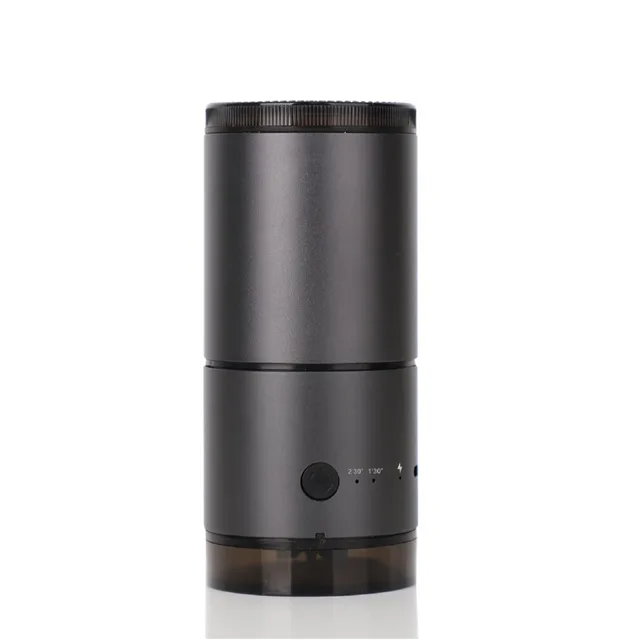 Modern Stainless Steel Rechargeable Electric Coffee Bean Grinder Portable Mini Household Coffee Machine Set