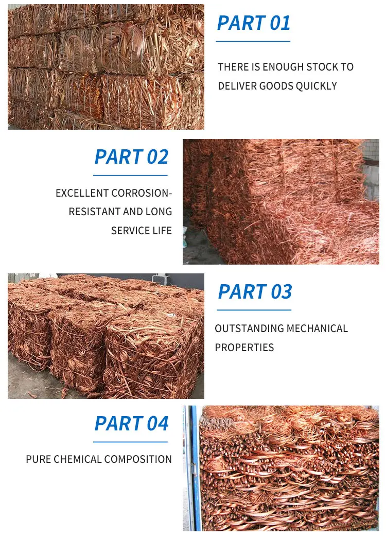 Wholesale Price Copper Millberry/ Wire Scrap 99.99 Purity,Copper Wire Scrap Mill Berry Copper