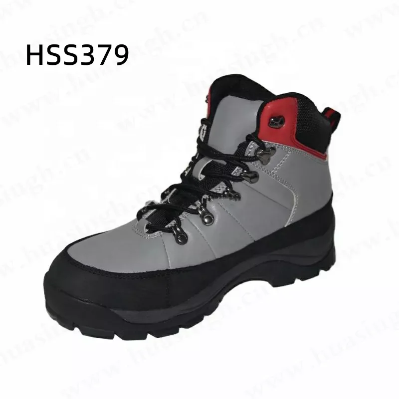 LXG,fashion Waterproof Anti-puncture Outdoor Mountaineering Boots Strong Impact-proof Middle Cut Men Sport Safety Boots HSS379