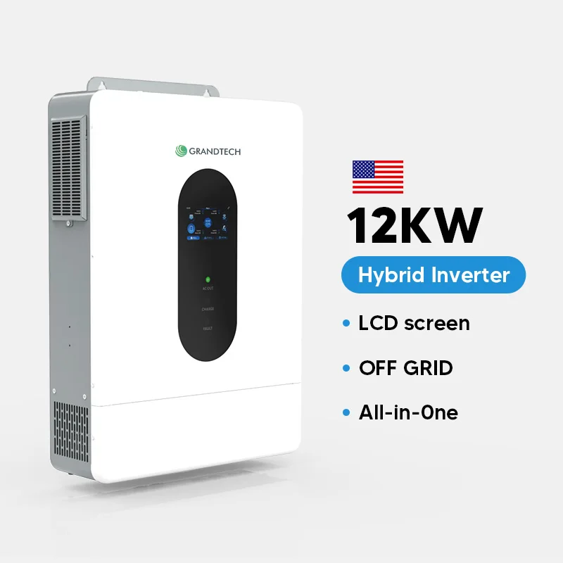 STOC SUA: Grandtech – Inverter hibrid rezidențial cu fază divizată de 8 kW / 10 kW / 12 kW, 120 V / 240 V – Inverter solar on/off-grid cu WiFi